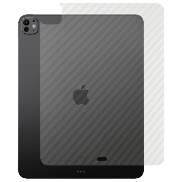 ClearView iPad Pro 13 M4 2024年モデル 用 [カーボン調 クリア] 背面 保護 フィルム 日本製