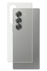 ClearView サムスン Galaxy Z Fold6 用 [ カーボン調 クリア ] 背面 保護フィルム 気泡レス 日本製