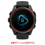 【2枚セット】GARMIN fenix 8 Sapphire AMOLED 43mm 用 [ 防指紋 クリア タイプ ] 液晶 保護 フィルム 気泡レス 日本製