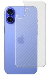 ClearView Apple iPhone 16 Plus 用 [ カーボン調 クリア ] 背面 保護フィルム 気泡レス 日本製