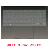 ClearView ASUS Zenbook S 14 UX5406 2024年モデル 用 キーボードカバー 保護 フィルム 日本製