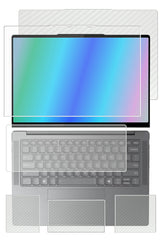 【カスタマイズフィルム 画面１点から選べる　5点セット(画面+天板+パームレスト+タッチパッド+キーボードカバー)] ClearView Lenovo Yoga Pro 7 Gen 9 2024年モデル 14.5インチ用 保護フィルム 日本製
