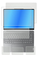 【カスタマイズフィルム 画面１点から選べる　5点セット(画面+天板+パームレスト+タッチパッド+キーボードカバー)] ClearView Lenovo Yoga Slim 7i Gen9 14インチ 2024年モデル用 保護フィルム 日本製