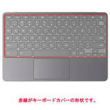ClearView Lenovo Chromebook Duet Gen 9 2024年モデル 用 キーボードカバー 保護 フィルム 日本製
