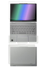 【カスタマイズフィルム 画面１点から選べる　5点セット(画面+天板+パームレスト+タッチパッド+キーボードカバー)] ClearView Lenovo IdeaPad 5x 2-in-1 Gen 9 14インチ 2024年モデル用 保護フィルム 日本製