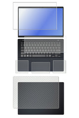 【カスタマイズフィルム 画面１点から選べる　5点セット(画面+天板+パームレスト+タッチパッド+キーボードカバー)] ClearView ASUS Vivobook 14 M1407KA 2025年モデル 14インチ用 保護フィルム 日本製