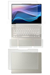 【カスタマイズフィルム 画面１点から選べる　5点セット(画面+天板+パームレスト+タッチパッド+キーボードカバー)] ClearView Lenovo Yoga Slim 7i AuraEdition Gen10 14型 2025年モデル用 保護フィルム 日本製