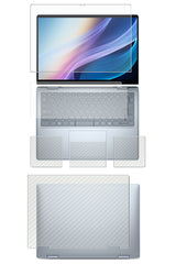 【カスタマイズフィルム 画面１点から選べる　5点セット(画面+天板+パームレスト+タッチパッド+キーボードカバー)] ClearView Dell 14 Plus 2in1 2025年モデル 14インチ用 保護フィルム 日本製