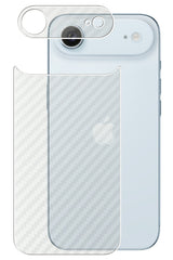 ClearView Apple iPhone Air 用 [ カーボン調 クリア ] 背面 保護フィルム 気泡レス 日本製