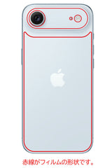 ClearView Apple iPhone Air 用 [ カーボン調 クリア ] 背面 保護フィルム 気泡レス 日本製