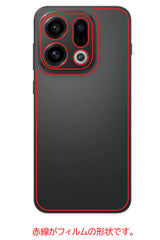 ClearView OPPO Find X9 用 [ カーボン調 クリア ] 背面 保護フィルム 気泡レス 日本製