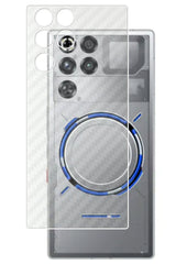 ClearView REDMAGIC 11 Pro 用 [ カーボン調 クリア ] 背面 保護フィルム 気泡レス 日本製