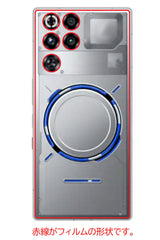 ClearView REDMAGIC 11 Pro 用 [ カーボン調 クリア ] 背面 保護フィルム 気泡レス 日本製