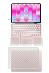【カスタマイズフィルム 画面１点から選べる　5点セット(画面+天板+パームレスト+タッチパッド+キーボードカバー)] ClearView MacBook Neo 指紋認証あり 13インチ用 保護フィルム 日本製