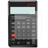 ClearView CASIO 人間工学電卓 JE-12D-BK JE-12D-WE 用 電卓シリコンカバー 保護 フィルム 日本製