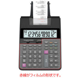 ClearView CASIO プリンター電卓 HR-170RC-BK 用 電卓シリコンカバー 保護 フィルム 日本製