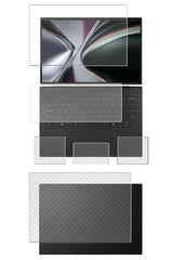 【カスタマイズフィルム 画面１点から選べる　5点セット(画面+天板+パームレスト+タッチパッド+キーボードカバー)] ClearView LG gram 14 14Z90U 2026年モデル 14インチ用 保護フィルム 日本製