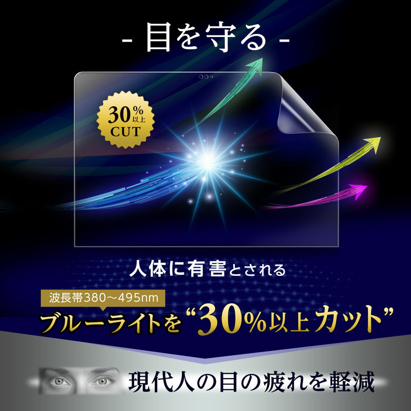 CLEARVISTA 【５点セット(画面+天板+底面+パームレスト+タッチパッド)】 MacBook Air 13.6 2022 M2用【高硬度10H 衝撃吸収 ブルーライトカット 抗菌 クリア 】オールインハイスペックフィルム + 底面 マット 反射低減 保護フィルム + 天板・パームレスト・タッチパッド カーボン調 クリア 保護フィルム 日本製