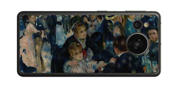 AQUOS sense7用 背面 保護 フィルム 名画 プリント ルノワール ムーラン・ド・ラ・ギャレット（ ピエール＝オーギュスト・ルノワール Pierre-Auguste Renoir ）