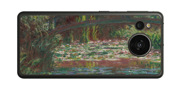 AQUOS sense7用 背面 保護 フィルム 名画プリント クロード・モネ （ Claude Monet ) 睡蓮の池