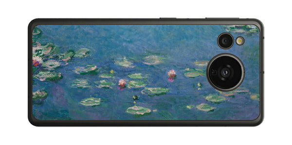 AQUOS sense7用 背面 保護 フィルム 名画プリント クロード・モネ （ Claude Monet ) 睡蓮