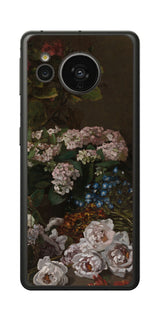AQUOS sense7用 背面 保護 フィルム 名画プリント クロード・モネ （ Claude Monet ) 春の花