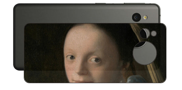 AQUOS sense7用 背面 保護 フィルム 名画 プリント フェルメール 少女 （ ヨハネス・フェルメール Johannes Vermeer ）