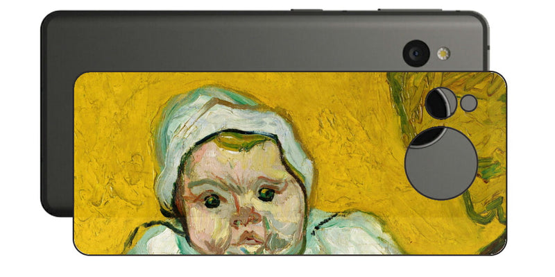 AQUOS sense7用 背面 保護 フィルム 名画 プリント ゴッホ ルーラン夫人と赤ちゃん（ フィンセント ファン ゴッホ Vincent Willem van Gogh ）