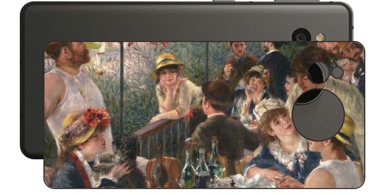 AQUOS sense7 plus用 背面 保護 フィルム 名画 プリント ルノワール 舟遊びをする人々の昼食（ ピエール＝オーギュスト・ルノワール Pierre-Auguste Renoir ）