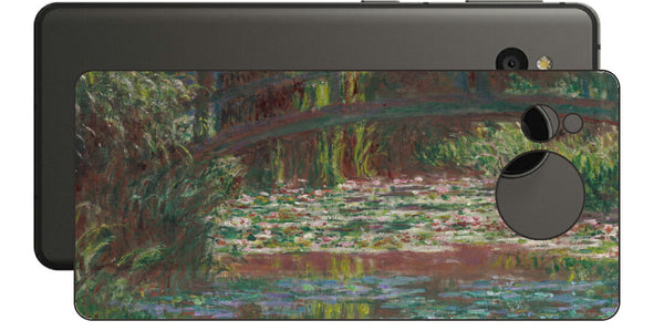 AQUOS sense7 plus用 背面 保護 フィルム 名画プリント クロード・モネ （ Claude Monet ) 睡蓮の池