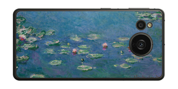 AQUOS sense7 plus用 背面 保護 フィルム 名画プリント クロード・モネ （ Claude Monet ) 睡蓮