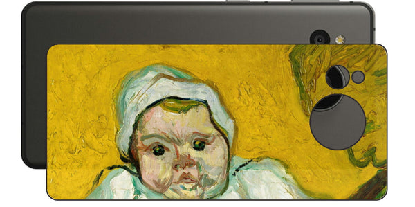 AQUOS sense7 plus用 背面 保護 フィルム 名画 プリント ゴッホ ルーラン夫人と赤ちゃん（ フィンセント ファン ゴッホ Vincent Willem van Gogh ）