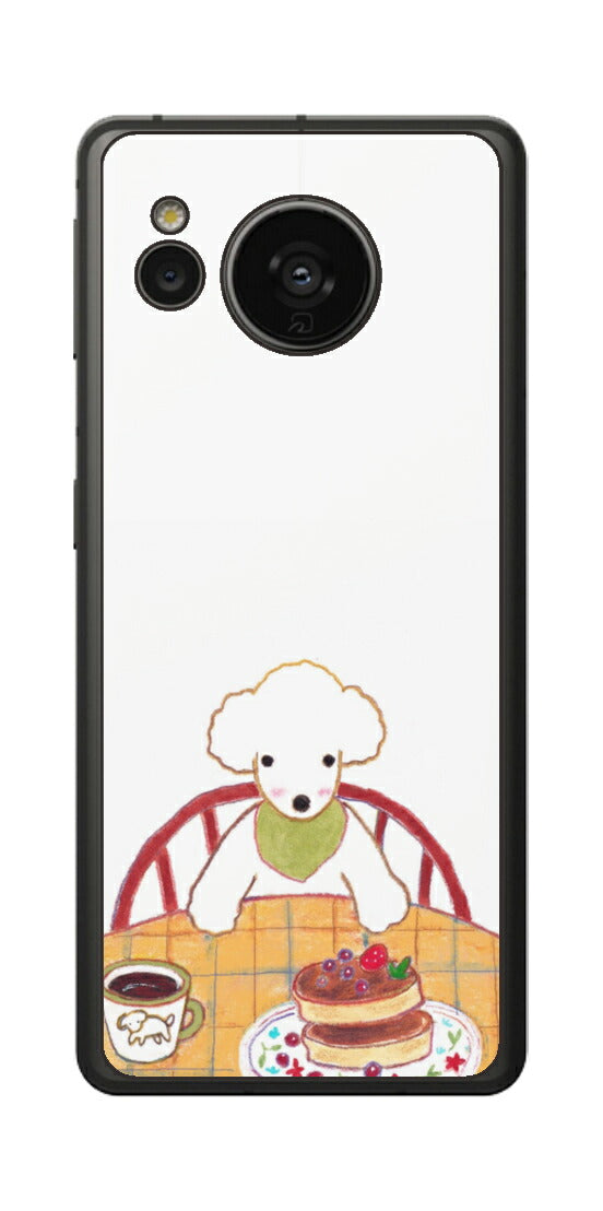 AQUOS sense7用 【コラボ プリント Design by よこお さとみ 005 】 背面 保護 フィルム 日本製