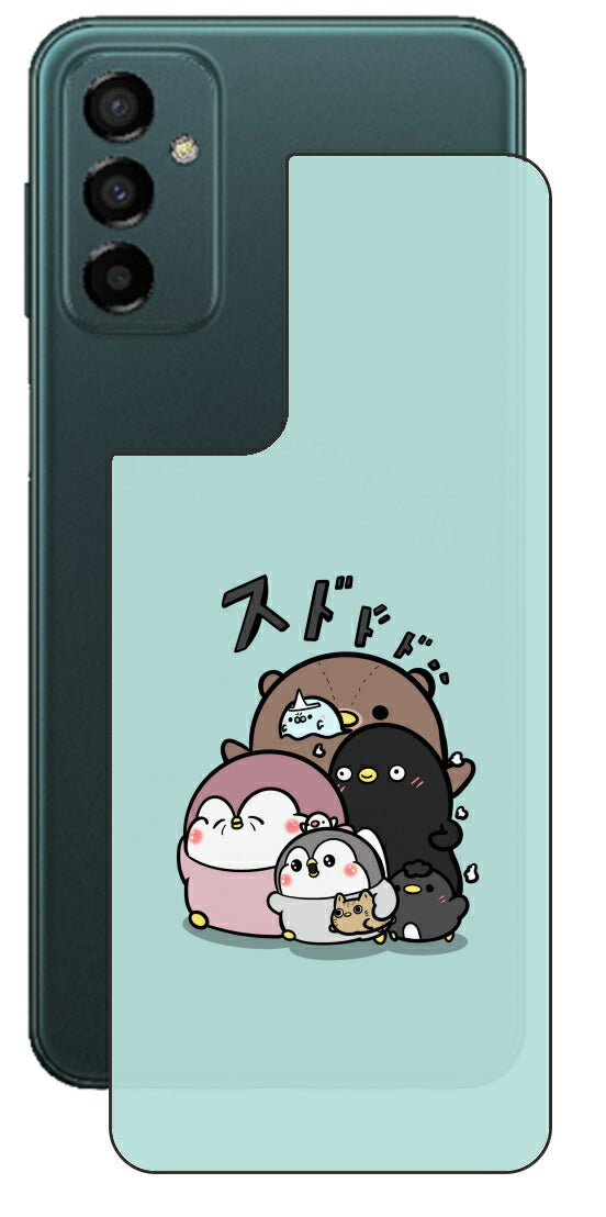 ClearView サムスン Galaxy M23 5G用 【コラボ プリント Design by お腹すい汰 001 】 背面 保護 フィルム 日本製
