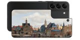 サムスン Galaxy S22用 背面 保護 フィルム 名画 プリント フェルメール デルフトの眺望 （ ヨハネス・フェルメール Johannes Vermeer ）
