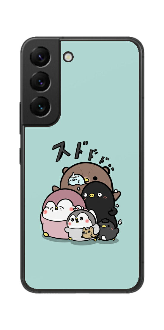 ClearView サムスン Galaxy S22用 【コラボ プリント Design by お腹すい汰 001 】 背面 保護 フィルム 日本製