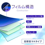 ClearView MacBook Pro 16インチ 2023 M2用【 高硬度9H 】タッチパッド専用保護フィルム 傷に強い！ 高硬度 9H フィルム 気泡レス 日本製