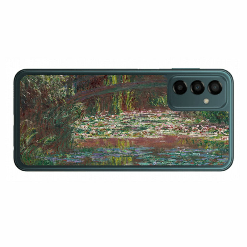 サムスン Galaxy M23 5G用 背面 保護 フィルム 名画プリント クロード・モネ （ Claude Monet ) 睡蓮の池