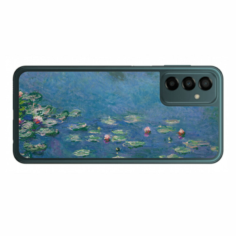 サムスン Galaxy M23 5G用 背面 保護 フィルム 名画プリント クロード・モネ （ Claude Monet ) 睡蓮