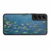 サムスン Galaxy S22用 背面 保護 フィルム 名画プリント クロード・モネ （ Claude Monet ) 睡蓮