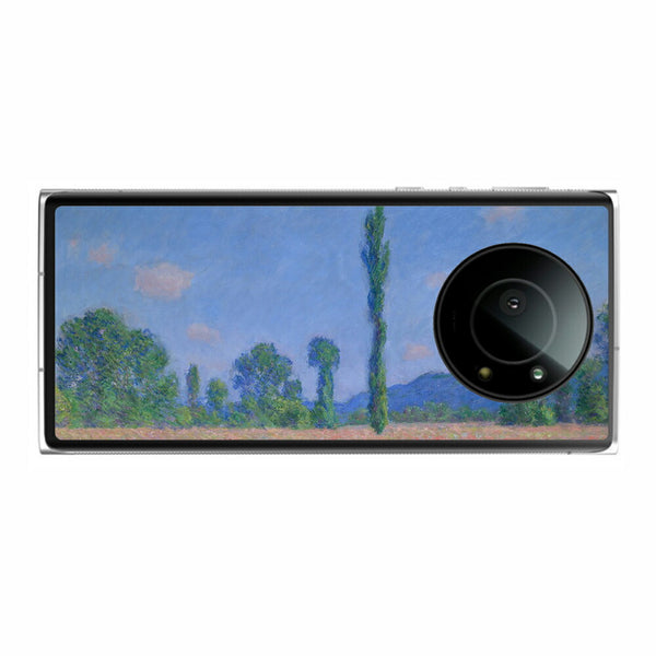 Leica Leitz Phone 1用 背面 保護 フィルム 名画プリント クロード・モネ （ Claude Monet ) ポプラとポピー