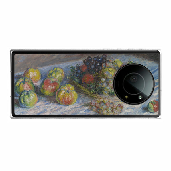 Leica Leitz Phone 1用 背面 保護 フィルム 名画プリント クロード・モネ （ Claude Monet ) 林檎と葡萄