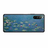Sony Xperia 10 III用 背面 保護 フィルム 名画プリント クロード・モネ （ Claude Monet ) 睡蓮