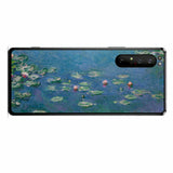 Sony Xperia 1 II用 背面 保護 フィルム 名画プリント クロード・モネ （ Claude Monet ) 睡蓮