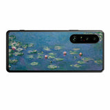Sony Xperia 1 III用 背面 保護 フィルム 名画プリント クロード・モネ （ Claude Monet ) 睡蓮