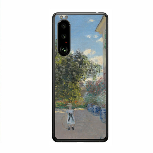 Sony Xperia 5 III用 背面 保護 フィルム 名画プリント クロード・モネ （ Claude Monet ) アルジャントゥイユの画家の家