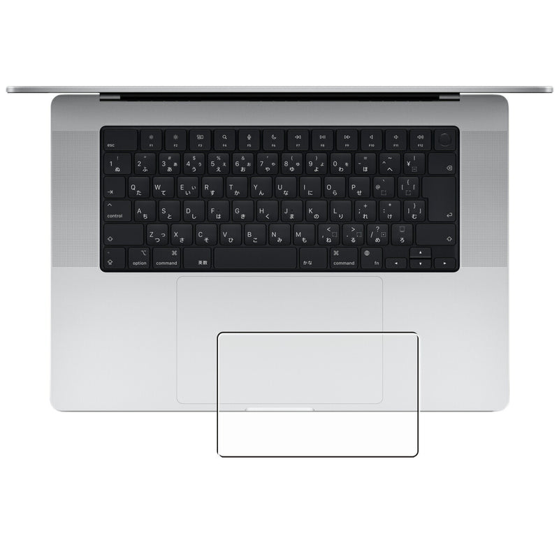 ClearView MacBook Pro 16インチ 2023 M2用【 高硬度9H 】タッチパッド専用保護フィルム 傷に強い！ 高硬度 9H フィルム 気泡レス 日本製