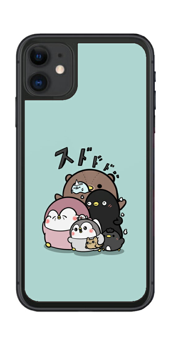 ClearView iPhone 11用 【コラボ プリント Design by お腹すい汰 001 】 背面 保護 フィルム 日本製