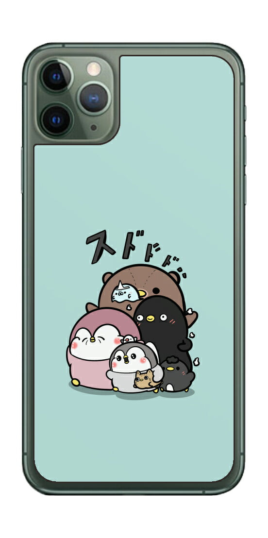 ClearView iPhone 11 Pro Max用 【コラボ プリント Design by お腹すい汰 001 】 背面 保護 フィルム 日本製