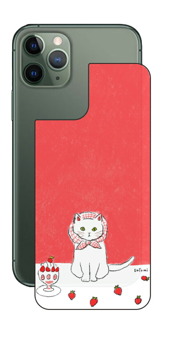 iPhone 11 Pro用 【コラボ プリント Design by よこお さとみ 001 】 背面 保護 フィルム 日本製